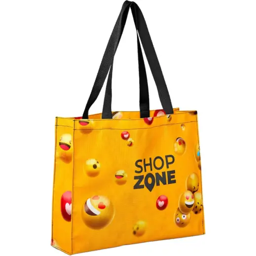 Hoppla Menlyn RPET Stitch-Bond Shopper Branded